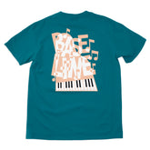 Baseline - Jazz Tee (Oceanic/Salmon & White)